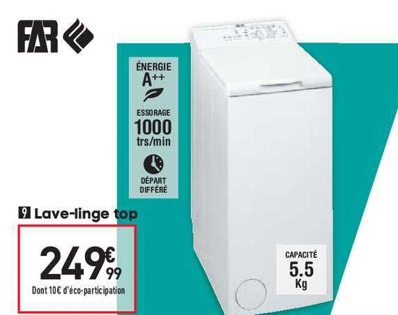 lave-linge top far