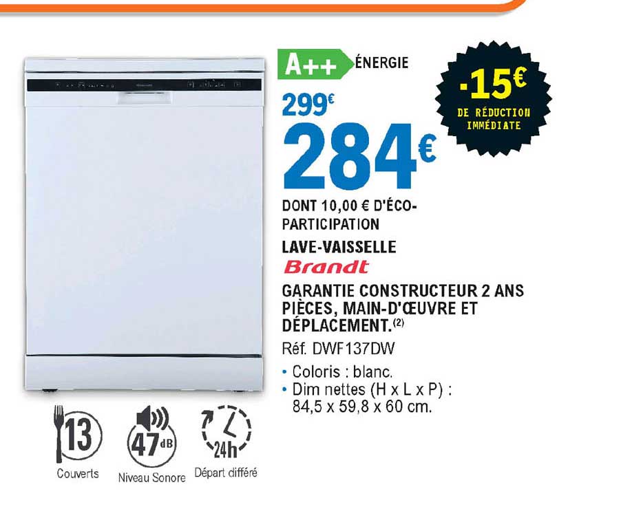 lave-vaisselle brandt