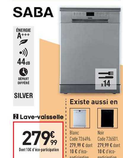lave-vaisselle saba