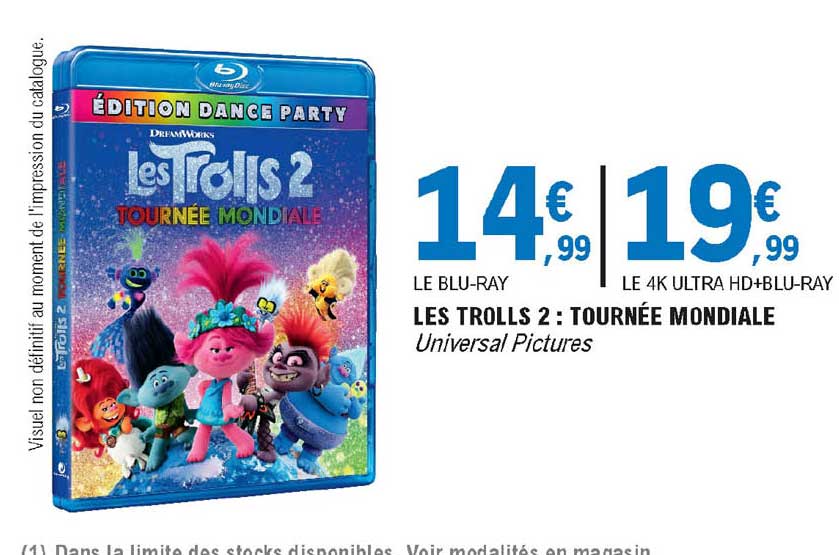 les trolls 2 : tournée mondiale