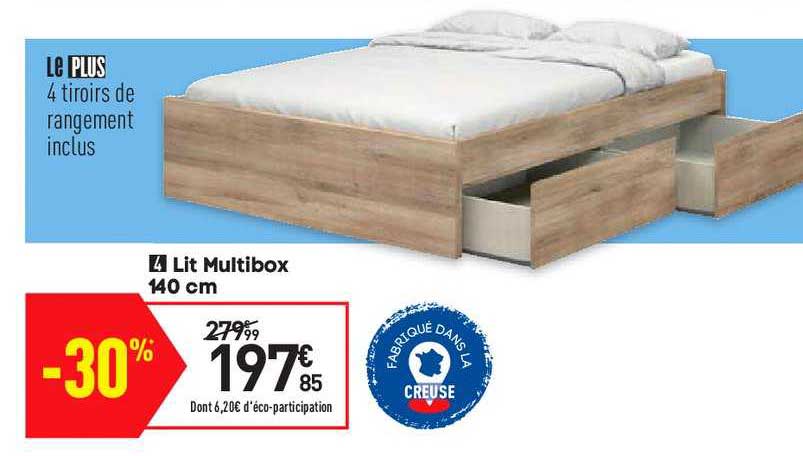 Lit Multibox 140 Cm