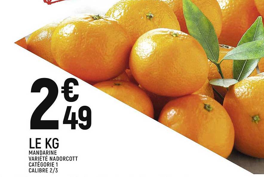 mandarine variété nadorcott