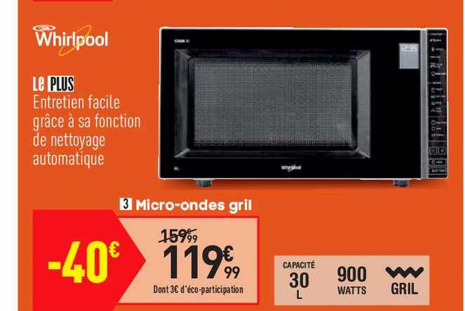 Micro-ondes Gril Whirlpool