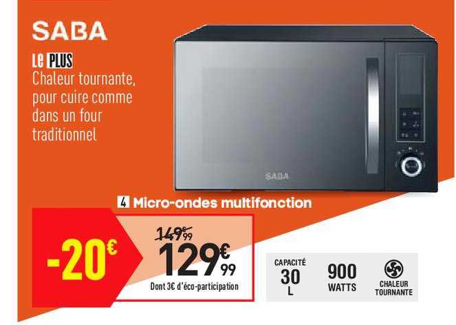 micro-ondes multifonction saba