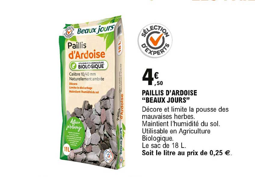 paillis d'ardoise beaux jours
