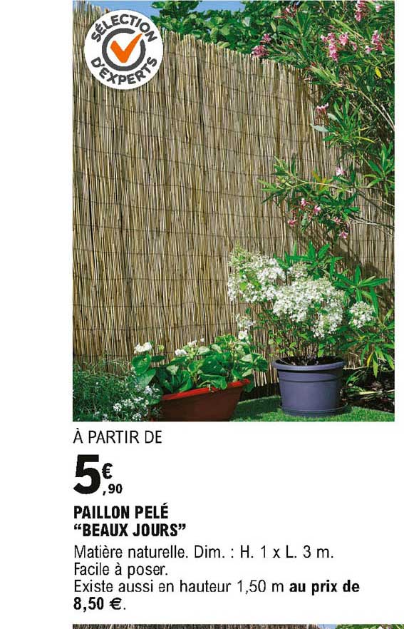 Paillon Pelé Beaux Jours