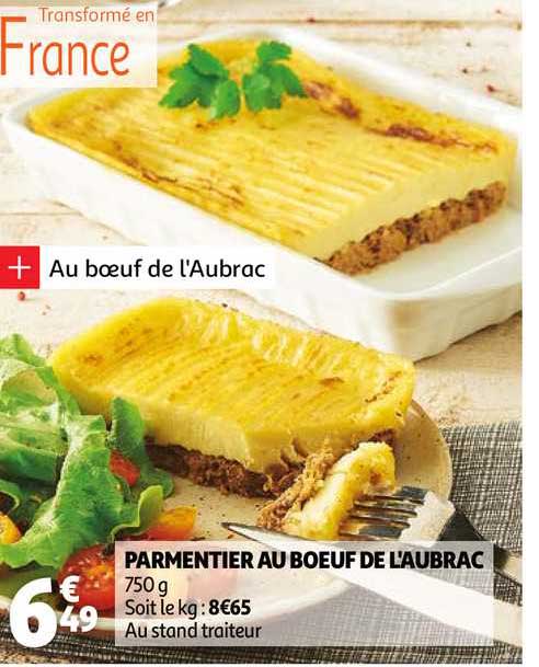 Parmentier Au Bœuf De L'aubrac