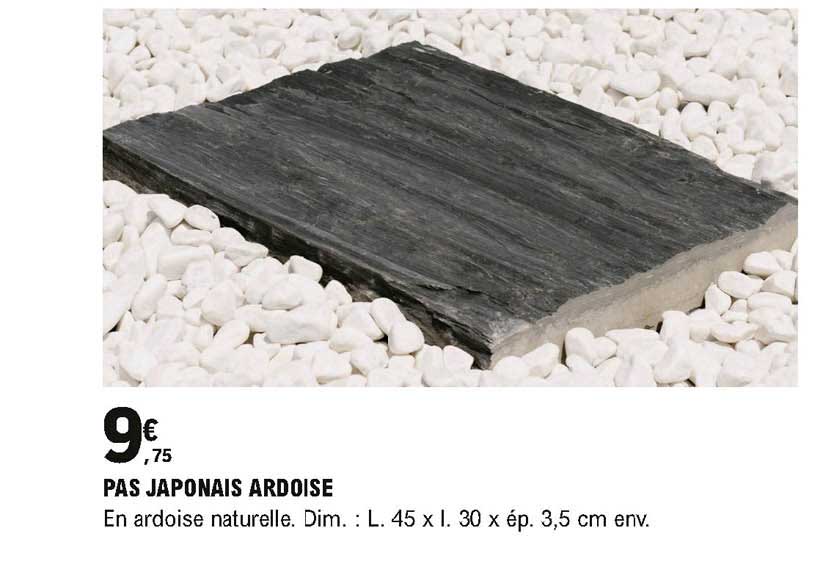 pas japonais ardoise
