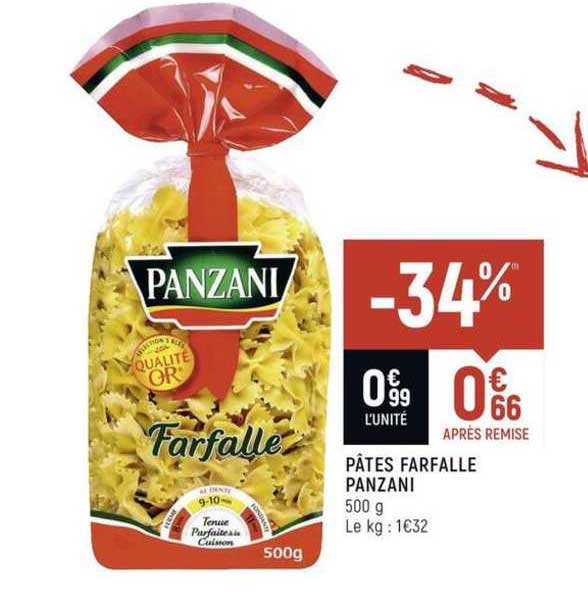 Pâtes Farfalle Panzani