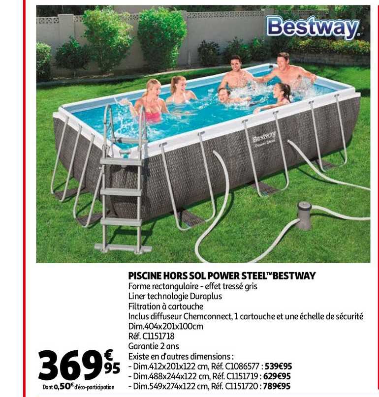 piscine hors sol power steel bestway