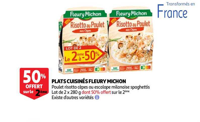 plats cuisinés fleury michon