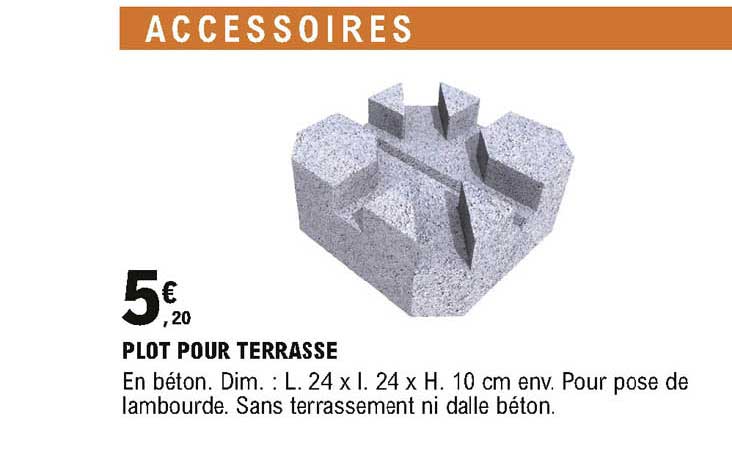 plot pour terrasse