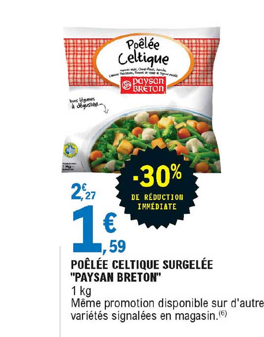 poêlée celtique surgelée "paysan breton"