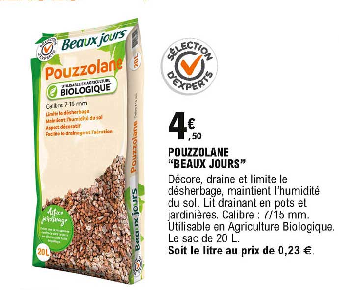 pouzzolane beaux jours