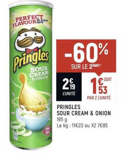 Pringles Sour Cream & Onion