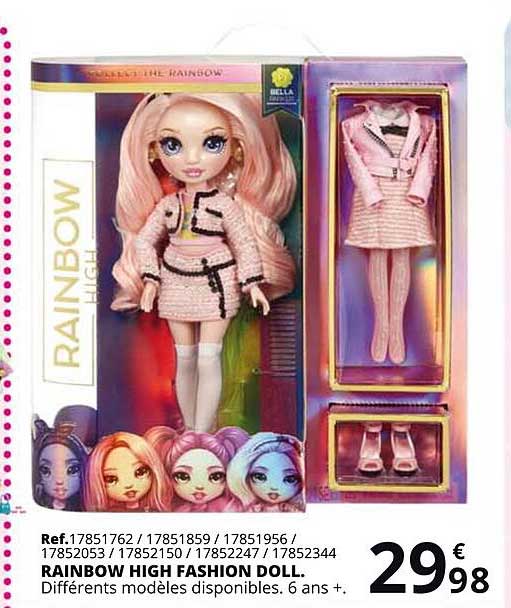 rainbow high fashion doll.