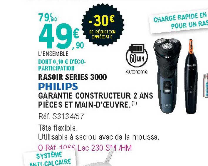 rasoir series 3000 philips
