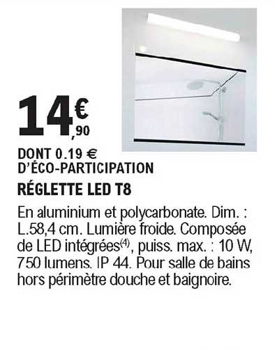 Réglette Led T8