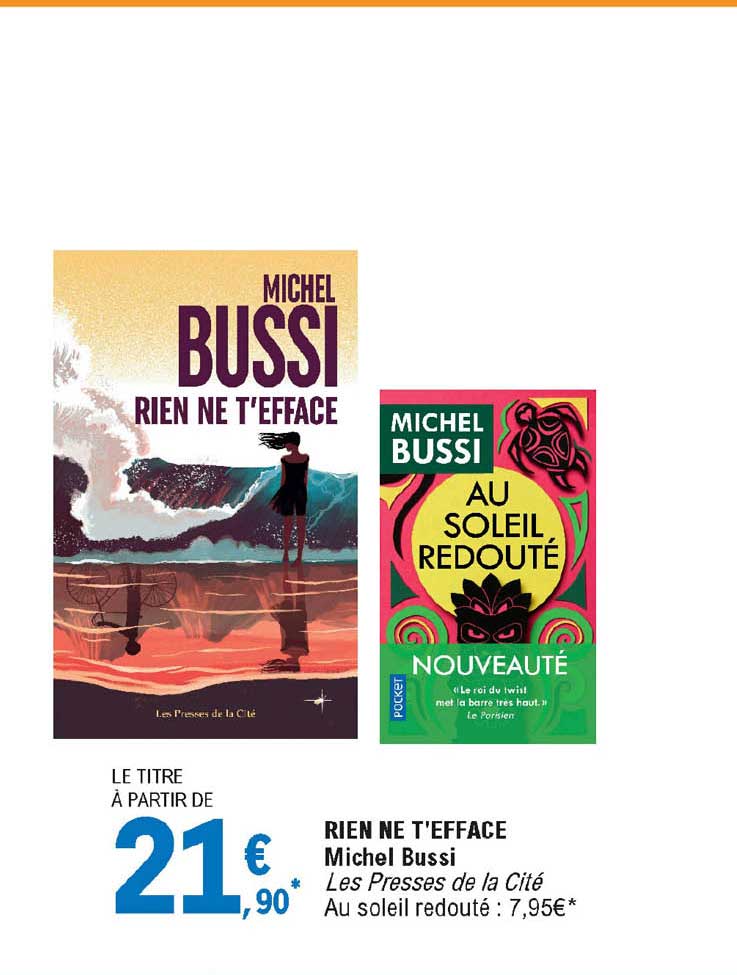 rien ne t'efface michel bussi