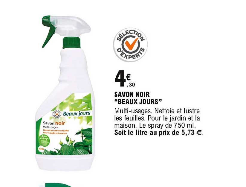 savon noir beaux jours