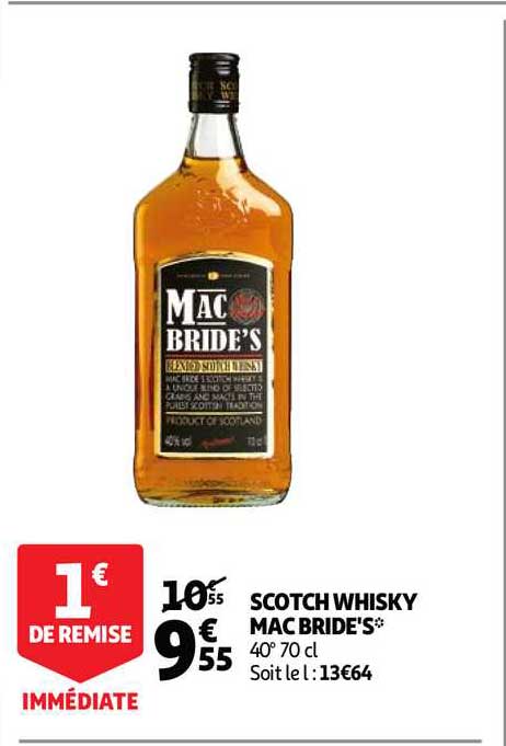 scotch whisky mac bride's