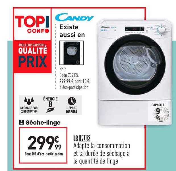 sèche-linge candy