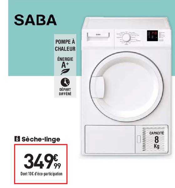 sèche-linge saba
