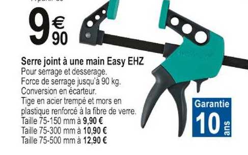 serre joint à une main easy ehz