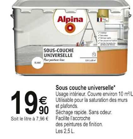 sous couche universelle alpina