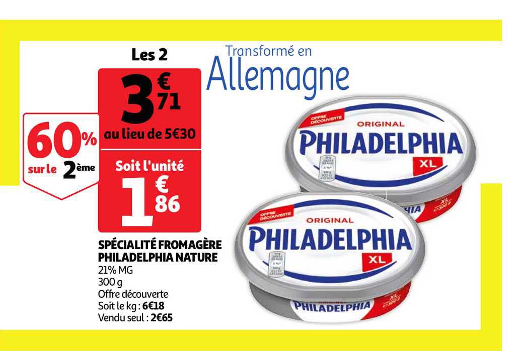 Spécialité Fromagère Philadelphia Nature