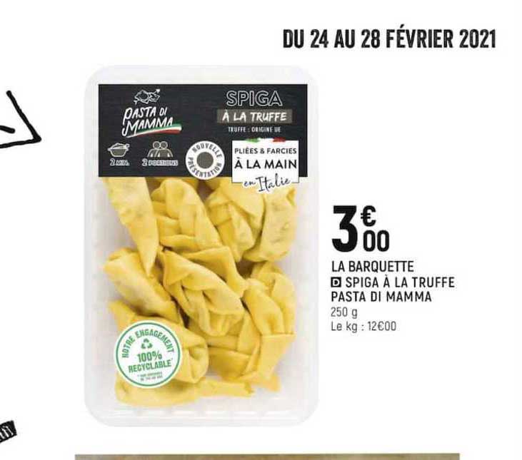 spiga à la truffe pasta di mamma
