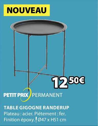 table gigogne randerup