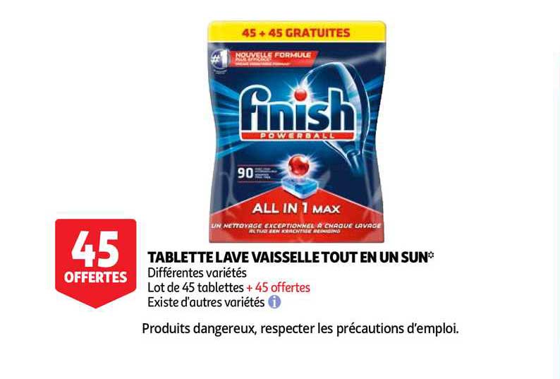 tablette lave vaisselle tout en un sun