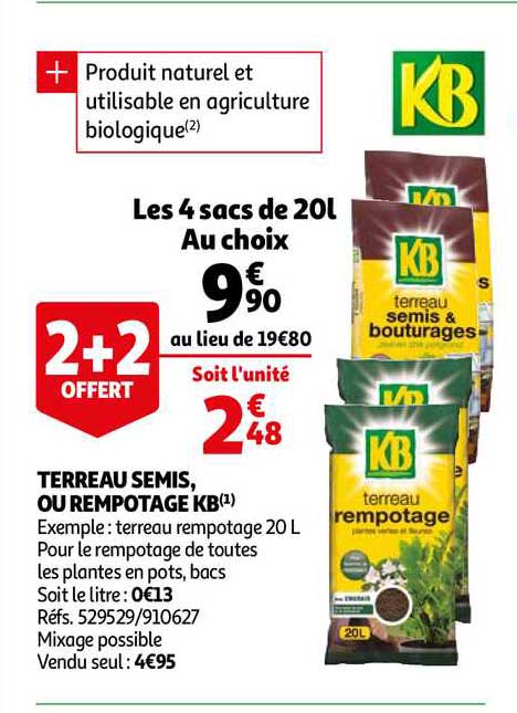 Terreau Semis, Ou Rempotage Kb