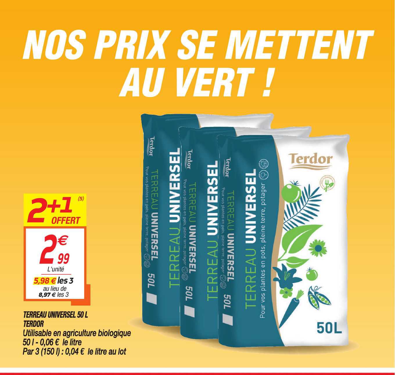 Terreau Universel 50 L Terdor