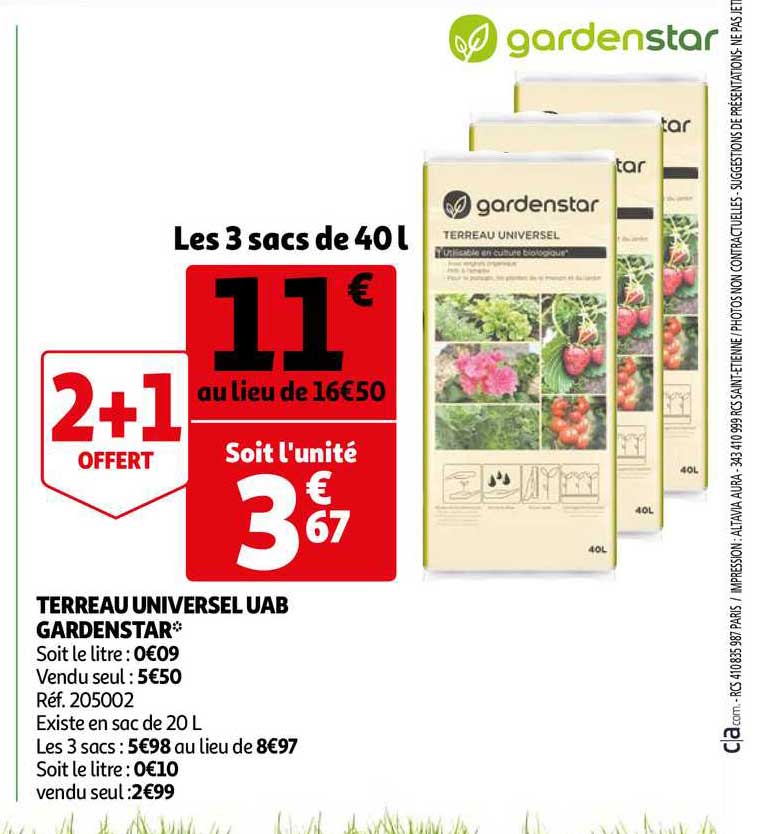 terreau universel uab gardenstar