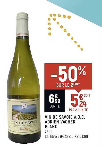 vin de savoie a.o.c. adrien vacher blanc