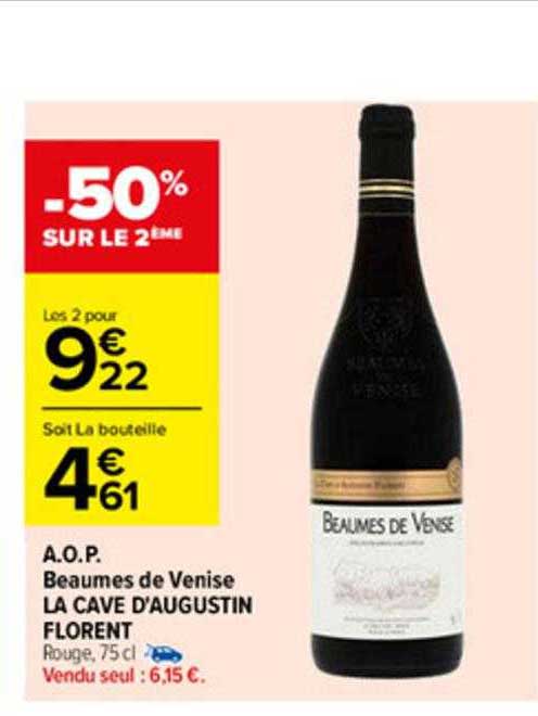 a.o.p. beaumes de venise la cave d'augustin florent
