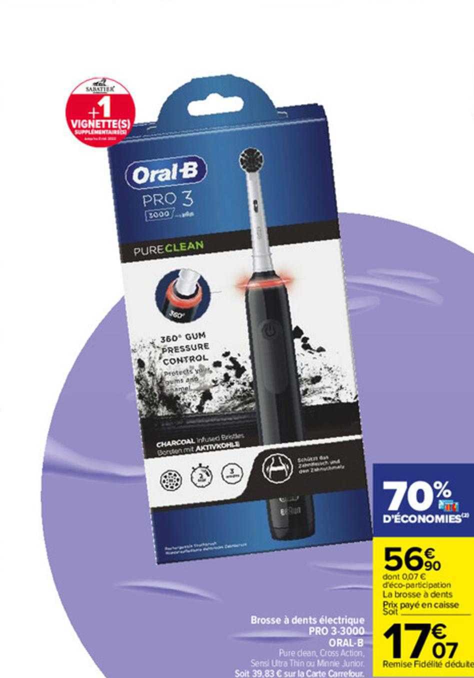 brosse à dents électrique pro 3-3000 oral-b