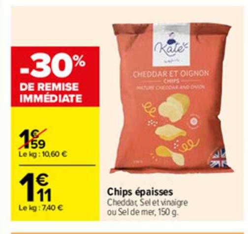 chips épaisses