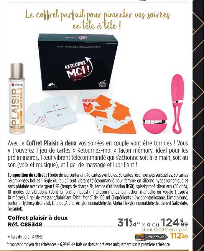 coffret plaisir à deux