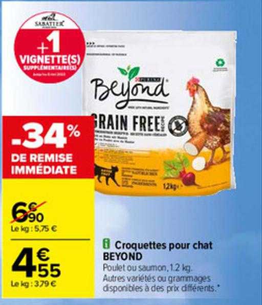 croquettes pour chat beyond