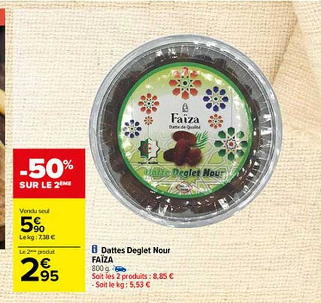 dattes deglet nour faïza