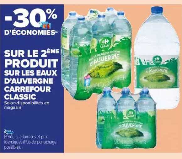 eaux d'auvergne carrefour classic