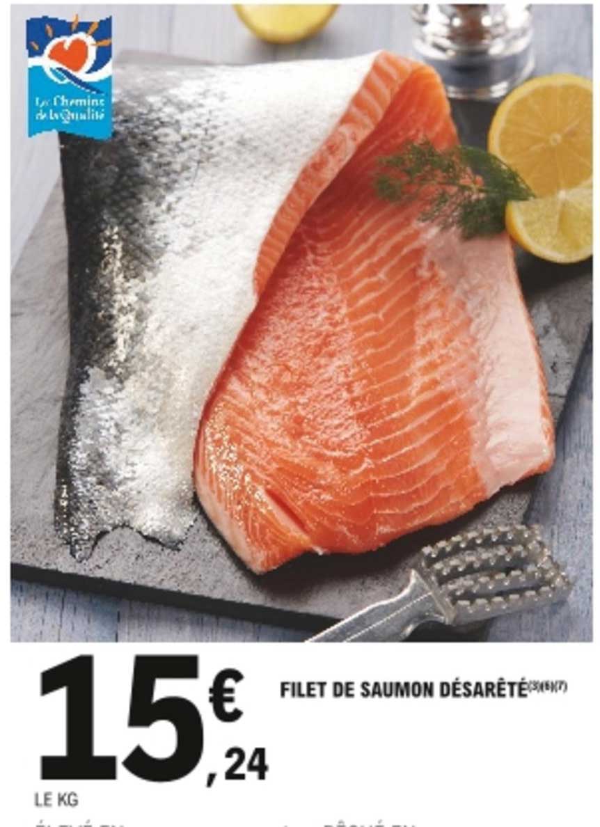 filet de saumon désarêté