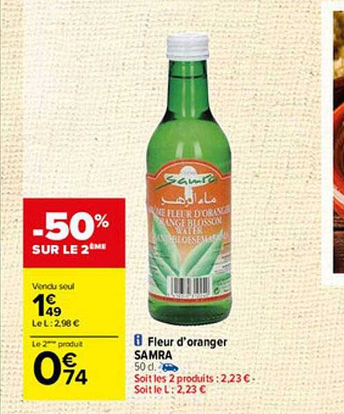 fleur d'oranger samra