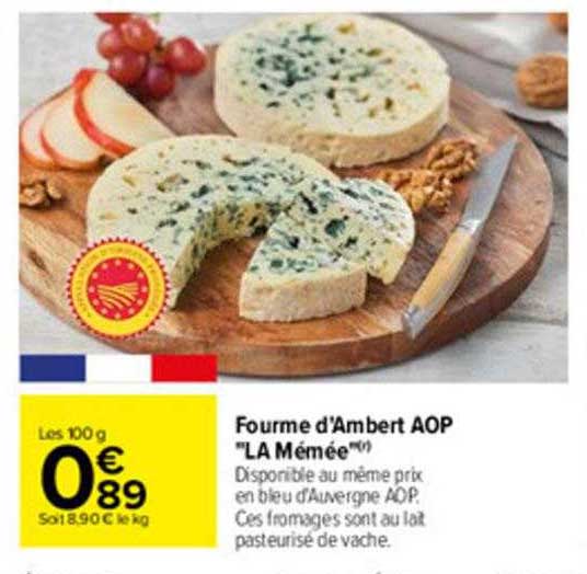 fourme d'ambert aop "la mémée"