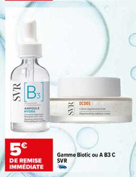 gamme biotic ou a b3 c svr
