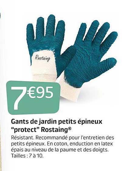 gants de jardin petits épineux "protect" rostaing