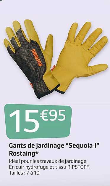 gants de jardinage "sequoia-i" rostaing